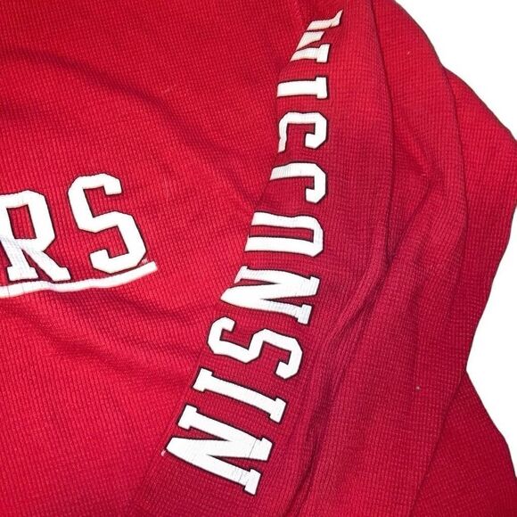 Vintage Old Varsity Brand Men’s Size XL University of Wisconsin Madison Thermal - Picture 4 of 5
